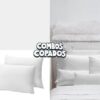 Combo 1 Sábanas 300 H Danubio 2 Toallones 2 Almohadas Dct