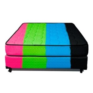 Combo Sommier Rebel Espuma 190x130 + Sabanas + Manta Dct